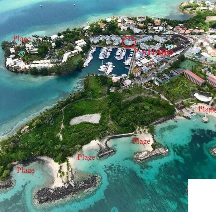 Studio Ideal Couple, A 200M De Tres Belles Plages Pointe Du Bout! Lazaret ภายนอก รูปภาพ